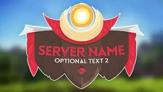 Minecraft Server Logo Template - 