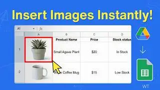 How to Insert Images in Google Sheets from Google Drive | Single & Bulk Image