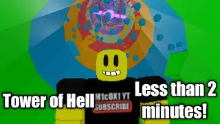 Completing Tower of Hell again but less than 2 minutes! | Roblox
