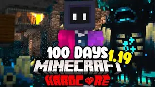 I Survived 100 Days in 1.19 Minecraft Hardcore... Here's What Happened