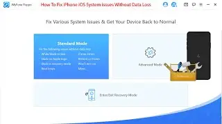 How To Fix iPhone iOS System issue Without Data Loss | Fixed Your iPhone Without Data Loss