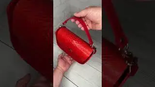 Crazy leather bag #leather #handmade #shorts #amazing #craft
