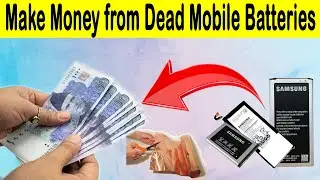 Make Money from Mobile dead battery || Technical Videos || Extract copper from mobile batteries