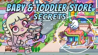 BABY & TODDLER STORE SECRETS IN AVATAR WORLD #avatarworldnewupdate #avatarworld #pazuworld #tocalife