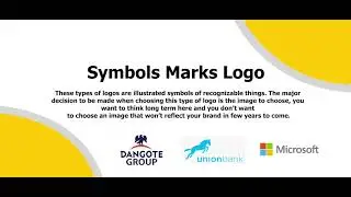 TYPES OF LOGO - How to Know which suits your brand