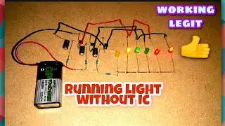 How to make running light without ic