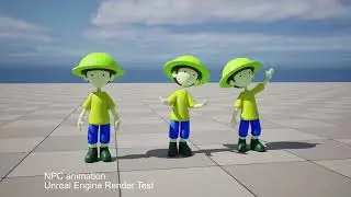 Simple NPC Idle animations in Unreal Engine 5