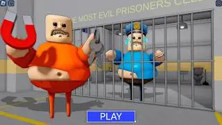 POLICE BARRY in TROUBLE!? PRISONER ESCAPES? OBBY ROBLOX 