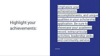 8 Tips on Winning Scholarships