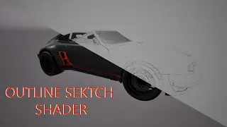 Outline Sketch Shader - Unreal Engine