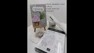 Simply Succulent Card