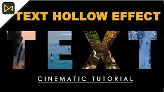 Cinematic Text Hollow Opening Effect | Video Effect | AceMovi video