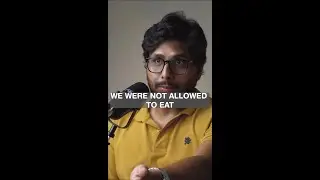 We were not allowed to eat / 