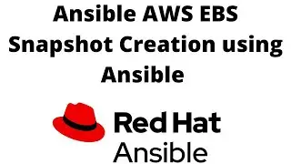 Ansible AWS EBS Snapshot Creation using Ansible HINDI By | WhatsAPP No- 8817442344
