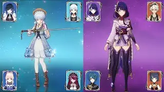 C0 Ayaka Freeze Team & C0 Raiden National | Spiral Abyss 5.1 | Genshin Impact