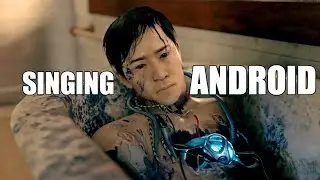 Detroit Become Human - Zlatko's Singing Android In The Bathroom