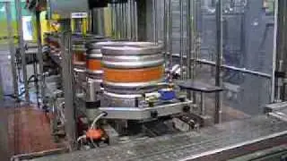 120 kegs per hour keg washing and filling line