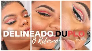 #19 DELINEADO DUPLO ROSA - MakeUp Tutorial ♥