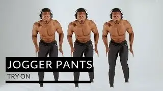 Ribbed Jooger Pants try on | SQUAT WOLF