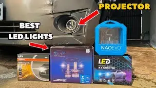Best Projector LED Fog Lights For Car 🔥| NIGHT TEST 💥🔥