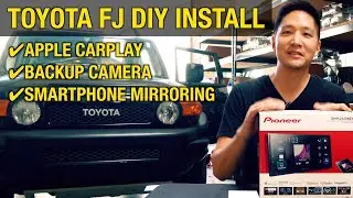 FJ DIY Installations: Pioneer DMH-2660NEX, Beat-Sonic Backup Camera & Smartphone Mirroring System