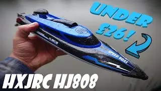 Mega Cheap RC Speed Boat! HXJRC HJ808 Tested.