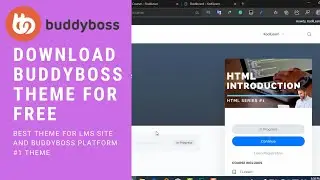 How to download Buddyboss theme for free | Best theme for lms site