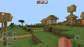 Meu Amigo jogando minecraft pela primeira vez