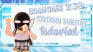 How to Change The Theme in Blender 2.79|Pufallo