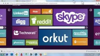 Make FIREFOX/Chrome  look like Windows 8