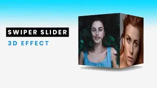 Swiper 3D Cube Effect Slider | 3D Responsive Slider Using Swiper.js