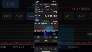Chuck N8ZA - useca 2m side band net ic705 phone demo