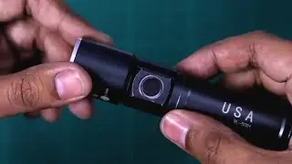 Small Super Bright LED Flashlight | Touch Sensitive | Lithium ion 18650 Battery