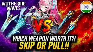[HINDI] BEST Weapons for Aemeath!! | Side by Side Comparison | Signature Weapon & Alternative | WuWa