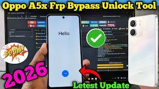 Oppo A5X (CPH2725) Frp Bypass Unlock Tool 100% working/ All Oppo Latest Frp Remove One Click 