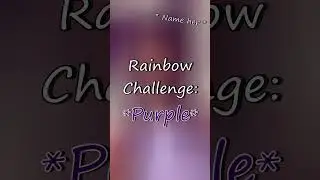 Rainbow Challenge - Purple || The Sims 4 