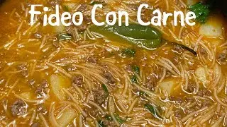 Fideo con Carne 🤤Tex Mex Comfort food! Make this when you need some comfort in your tummy!
