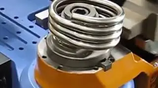 Трубогиб YLM CNC38MS-5A, изготовление спирали