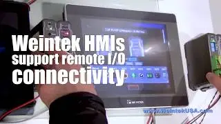 Weintek HMIs with PLC functionality (and CODESYS programmability) support remote I/O connectivity