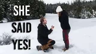Our BIG SECRET and SHE SAID YES!