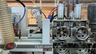 Vertical finger-jointing line for small lamellas - Opti-Solution (1458 )