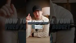Start maximizing your budget for videos with this SIMPLE strategy #videomarketing #videobudget