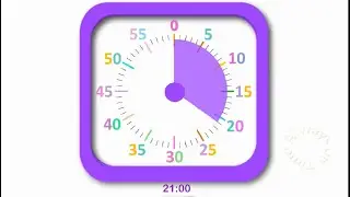 21-minute visual timer