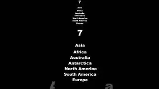 How many continents in the world ? |  Quick Answers #006 | महाद्वीपों | 大洲 | континенты |
