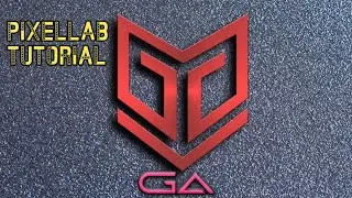 GA Monogram Logo Designing In Pixellab | Pixellab Editing Tutorial | Professional Logo Designing |