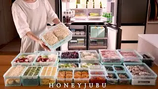 Organizing the freezer / Making a super simple meal kit that lasts a week