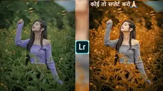 Lightroom Background Colour Change Photo Editing // Dark Orange Colour Tone Editing Tutorial //