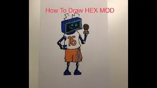 How To Draw HEX MOD | Friday Night Funkin’