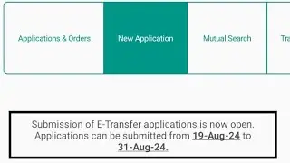 E Transfer Open | Apply online |Update regarding online transfer | must Update seniority number |