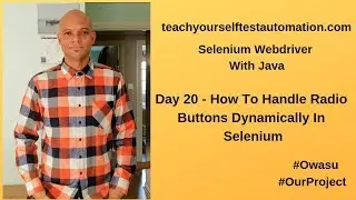 How To Handle Radio Buttons Dynamically In Selenium